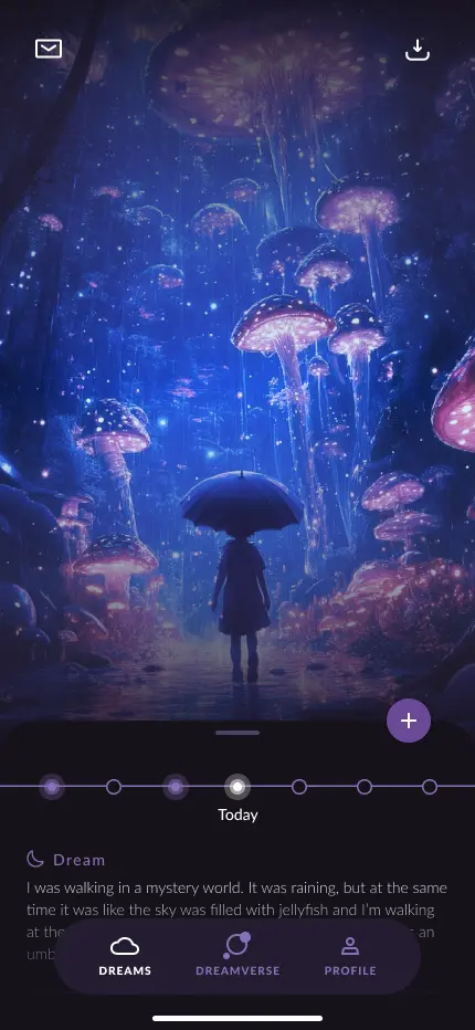 Showcase of Dreamseer mobile application